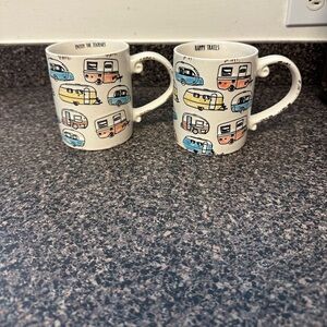 Spectrum Designz Camper Retro Camping Trailer Coffee Tea Mug Set